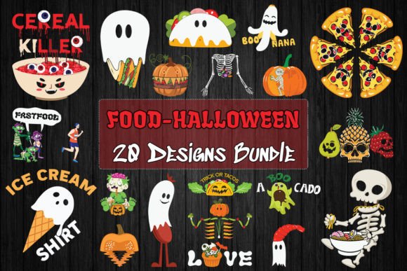 Download Food Halloween SVG Bundle 20 Designs - Premium Resources