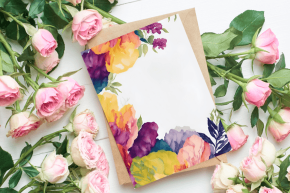 Download Watercolor Invitation Card Background - Premium Bundle
