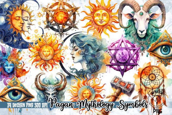 Download Pagan Mythology Symbols Sublimation - Pagan Collection
