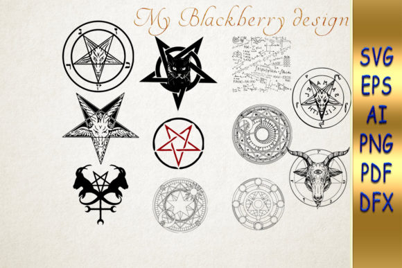Download Pentagrams and Pagan Signs - Pagan Collection