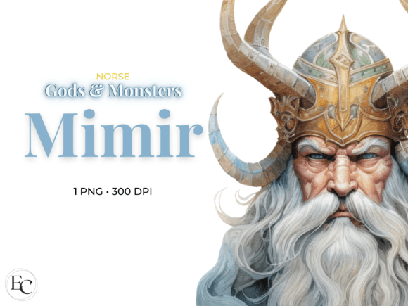 Download Viking God Mimir Pagan Sublimation Png - Pagan Collection