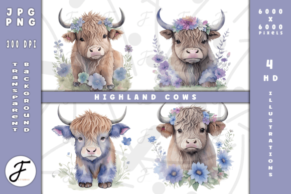 Download Highland Cows | Clipart - Premium Resources